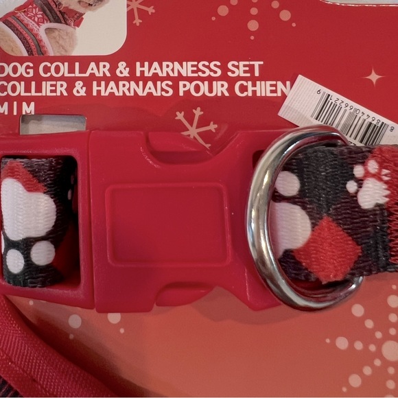 Dog Collar and Harness Set Christmas - Picture 4 of 4